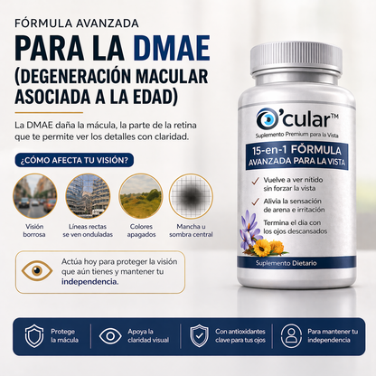 O’Cular™ – Recupera la nitidez que tus ojos están perdiendo cada día